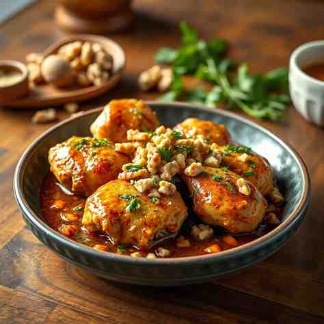 Georgian Walnut - Chicken & Sauce Recipe